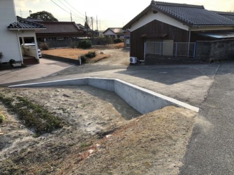 外構工事、完了しました。